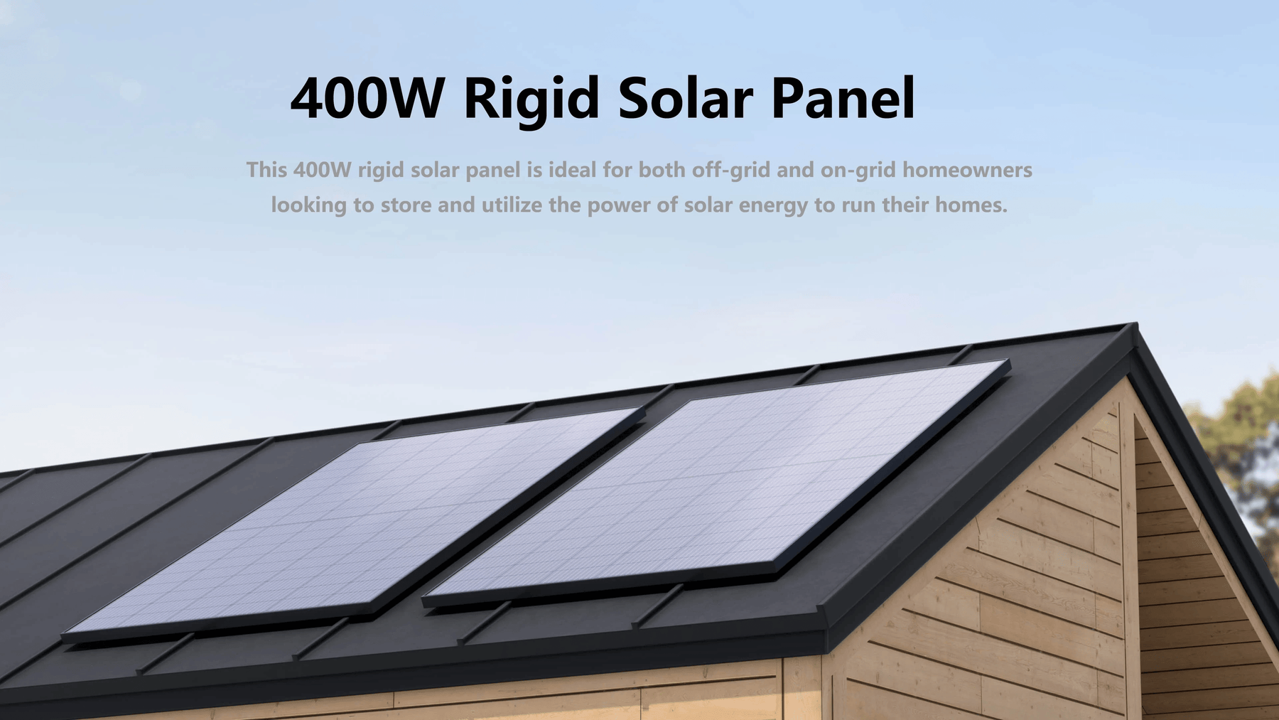 EcoFlow 400W rigid solar panel - image 2