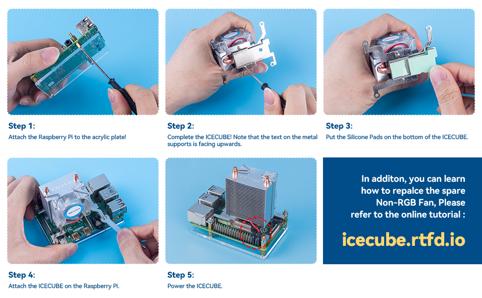 ICECUBE installed on Raspberry Pi