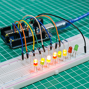 Flowing LED Lights project