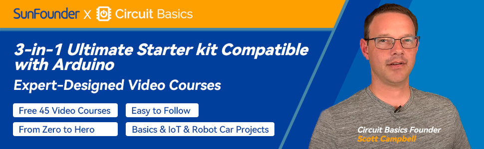 SunFounder 3-in-1 Starter Kit Components
