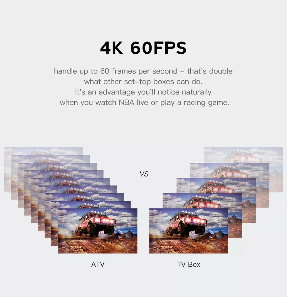 iATV Q5 H313 Android TV Box with BLE Remote Control