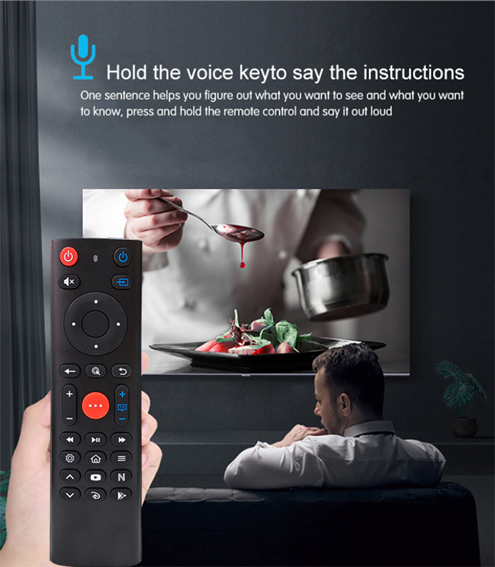 iATV Remote Q3 Bluetooth Infrared Learning Voice Control Remote Control