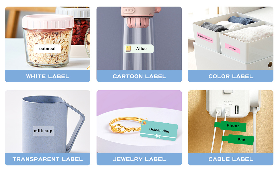 NIIMBOT labels showcase