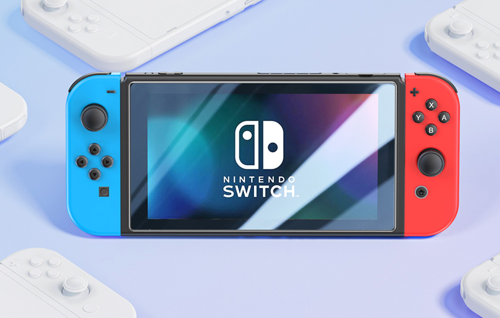 Baseus tempered glass for Nintendo Switch 2019 overview