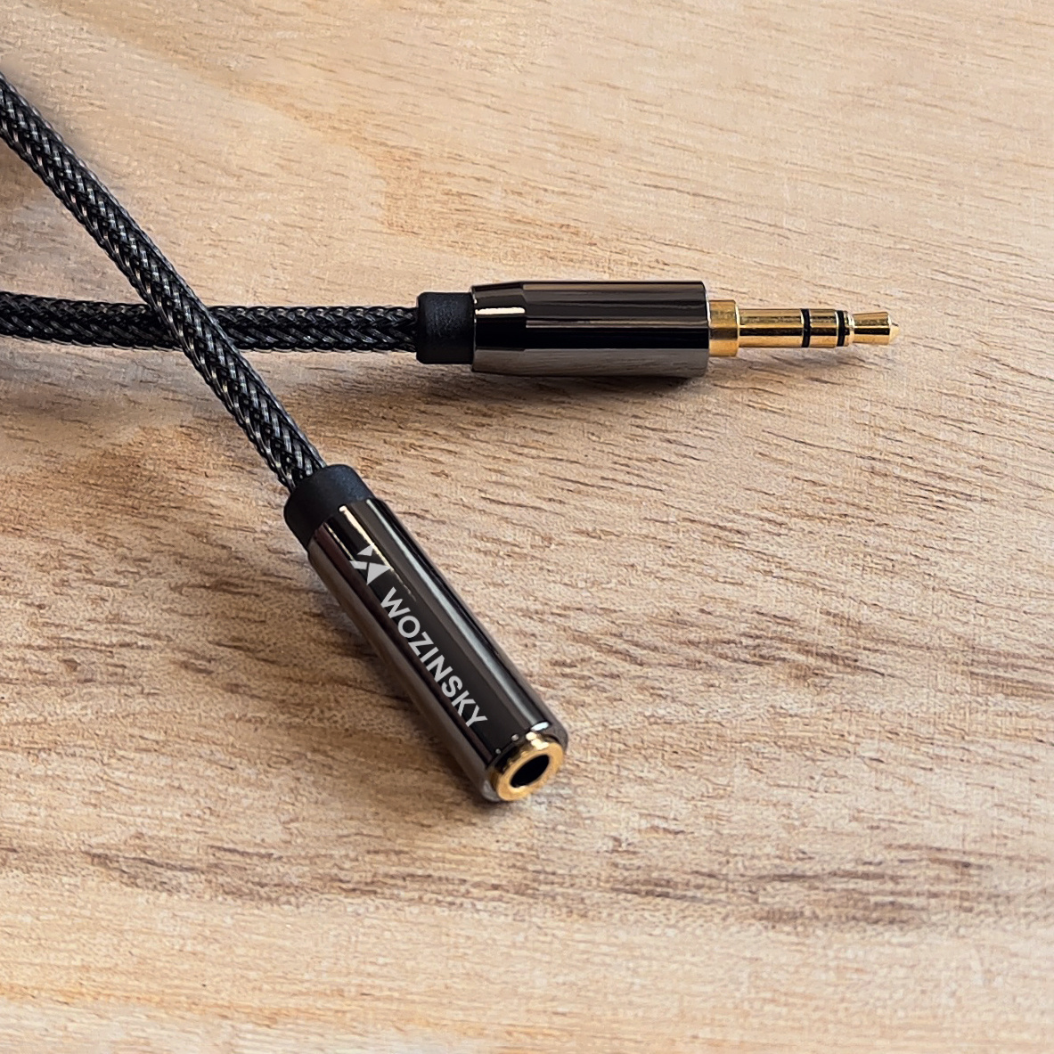 Wozinsky AUX mini jack extension connectors