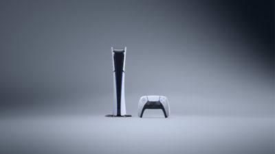 PS5 Digital Slim console design