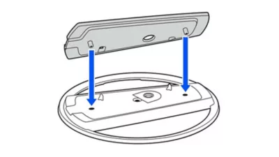 Step 4 - Secure stand with screw