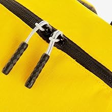 YKK zippers close-up