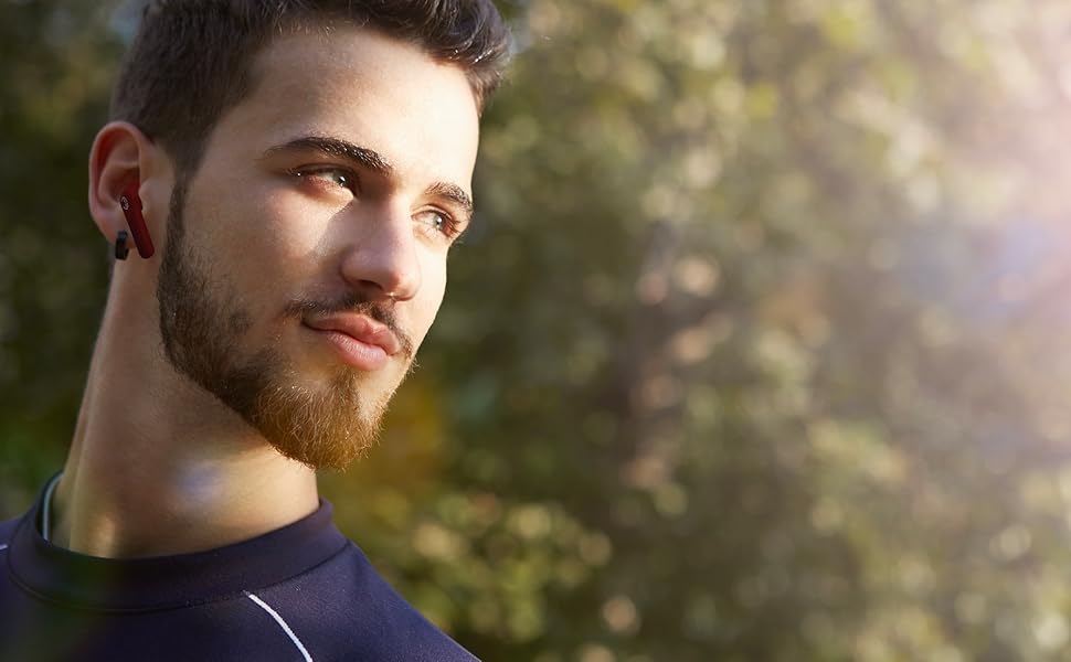 Touchbuds wireless earphones comfortable to wear