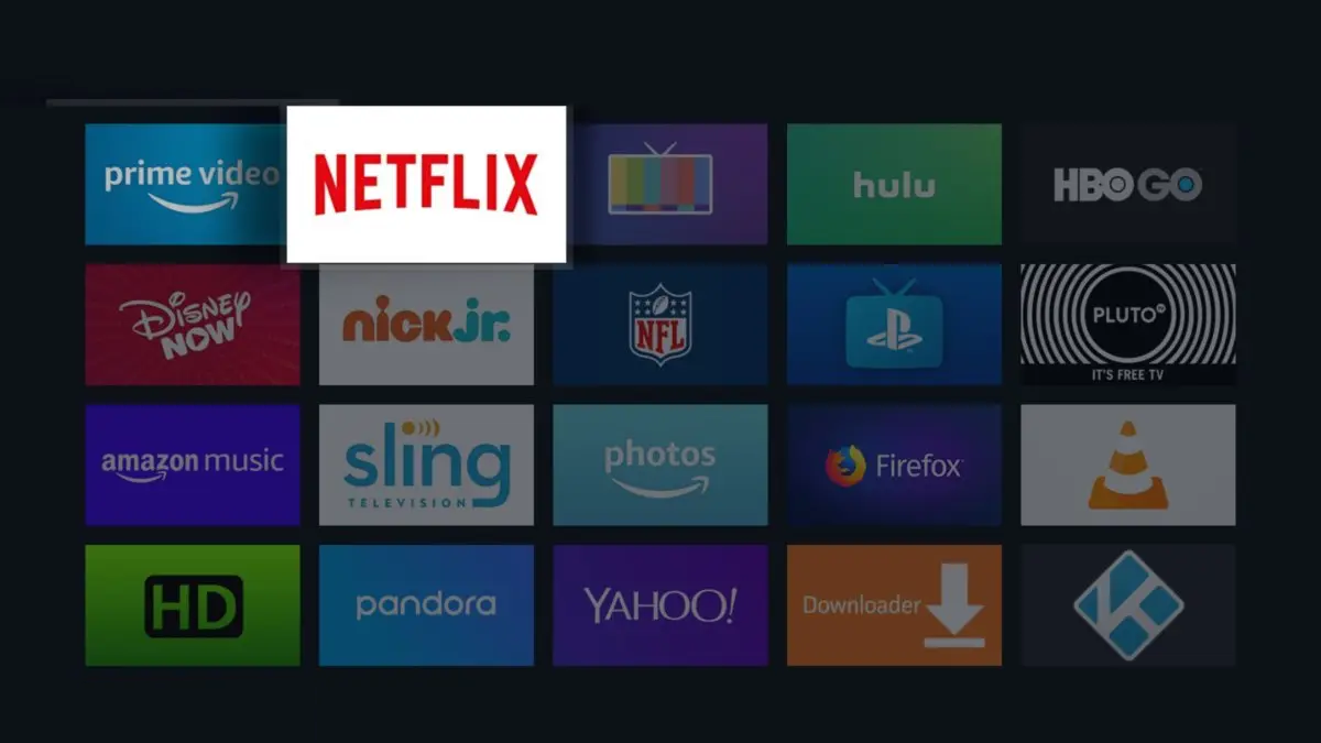 Smart TV apps interface