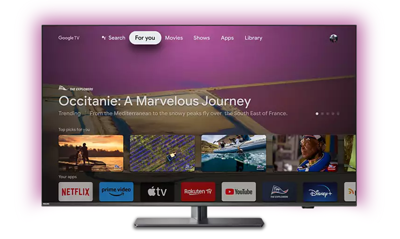 Google TV entertainment features