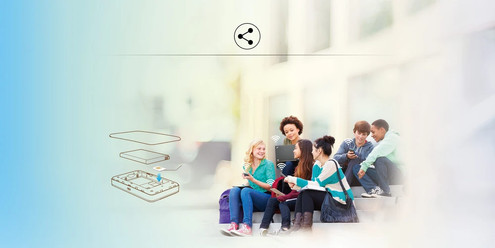TP-Link M7350 hotspot sharing