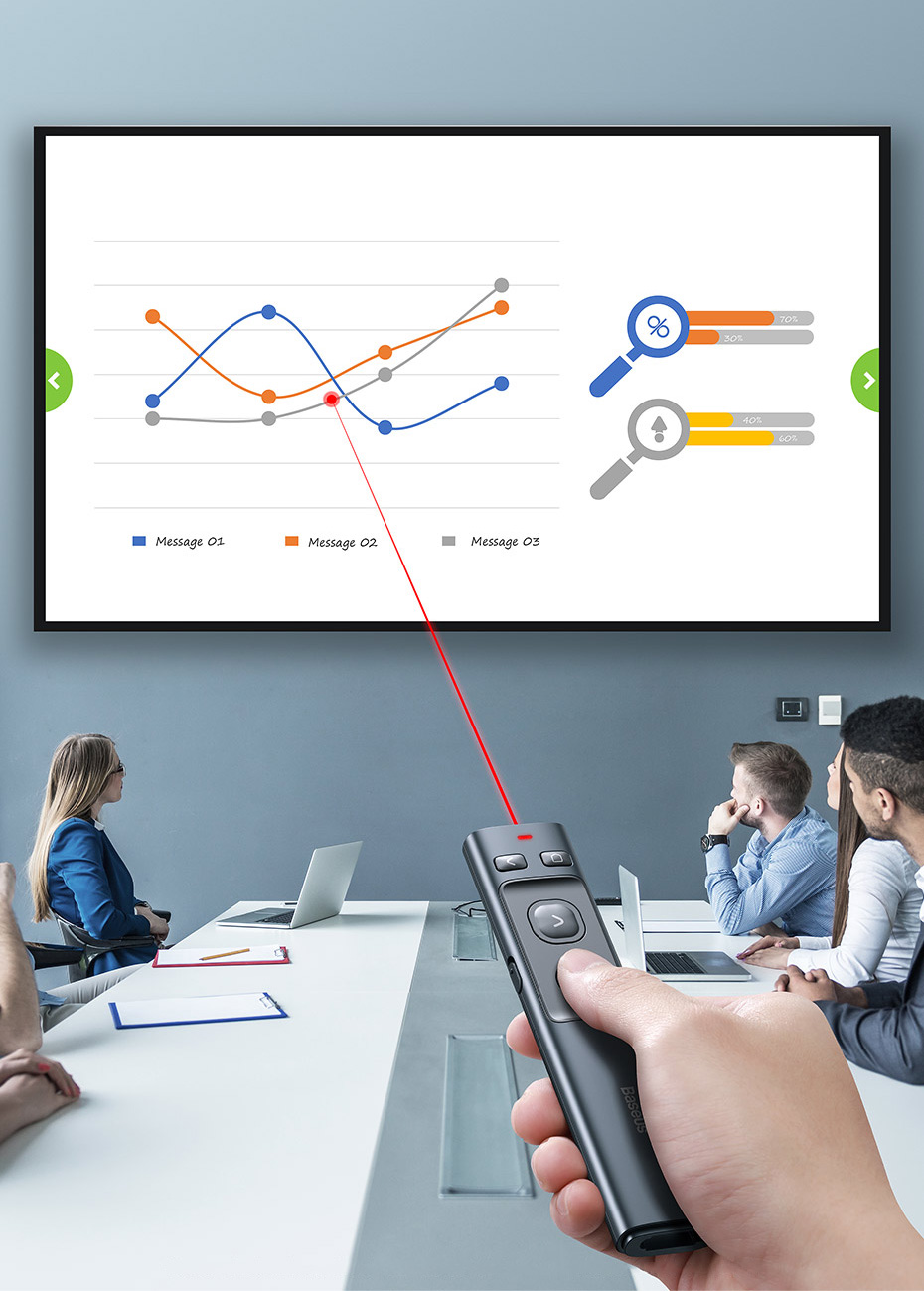 Presenter hyperlink function
