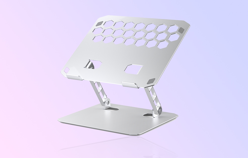 Orico LST02I-SV-BP-IP laptop stand front view