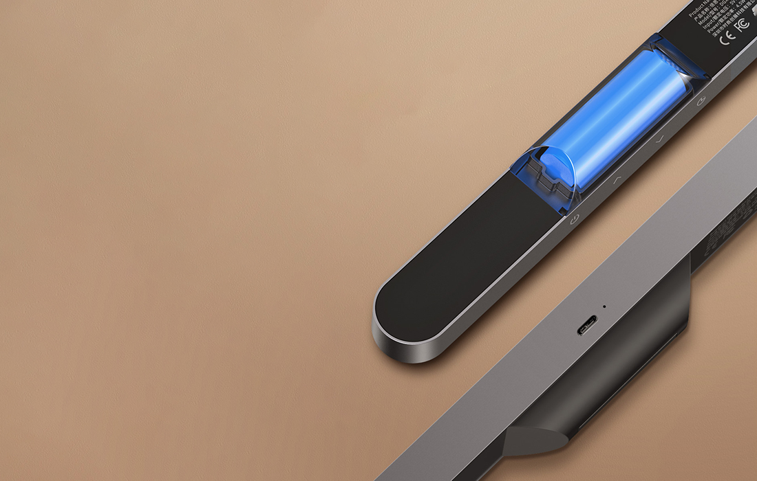 Battery-powered Baseus lamp