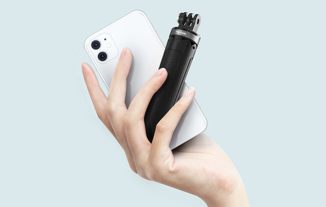 Compact folded tripod