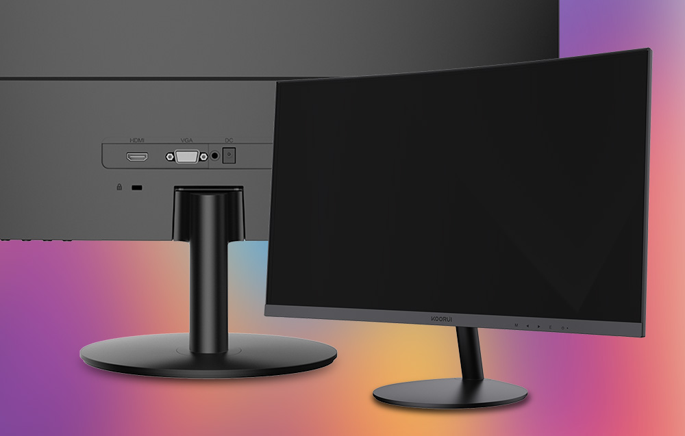 Koorui 24N5CA Monitor front view