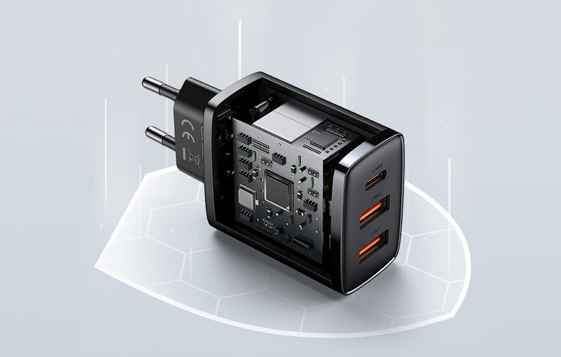 Baseus Quick Charger chip safety illustration