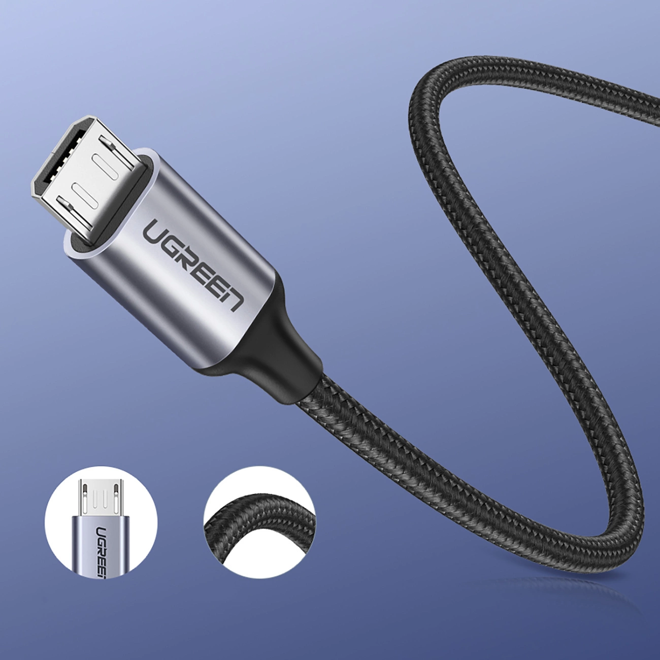 Components of the Ugreen US290 cable