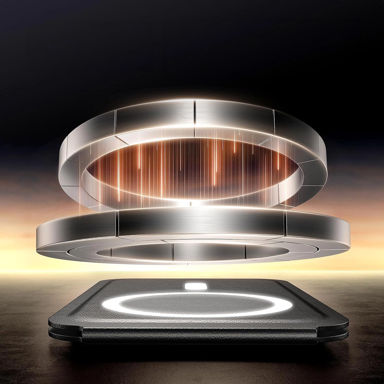 Magnetic rings of the Ugreen Magnetic Wallet 45165