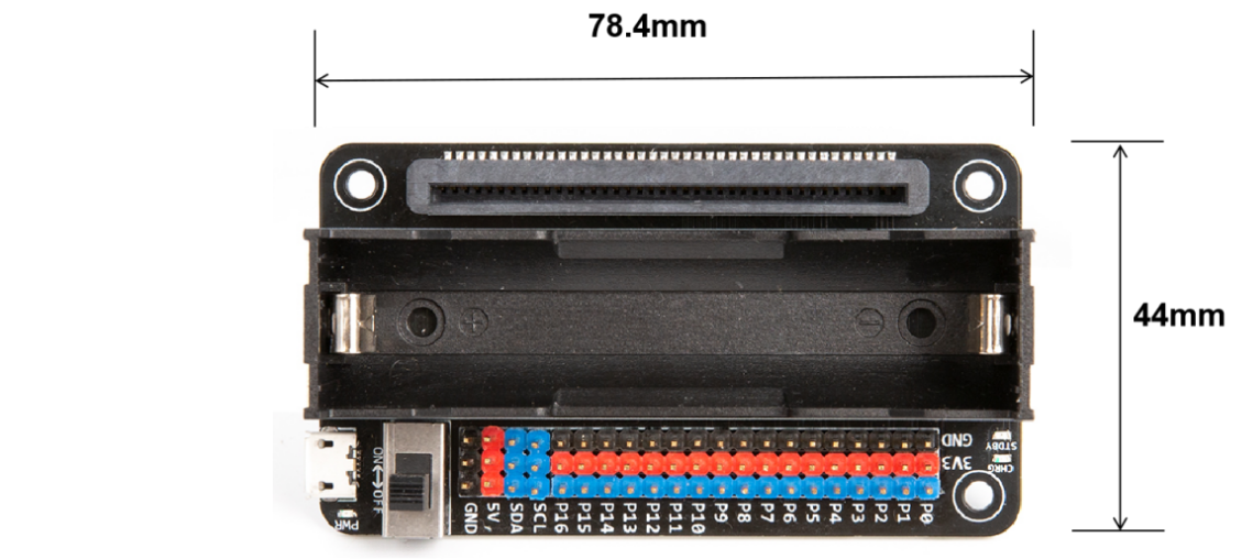 Microbit-Shield-V1.0 pin reference card