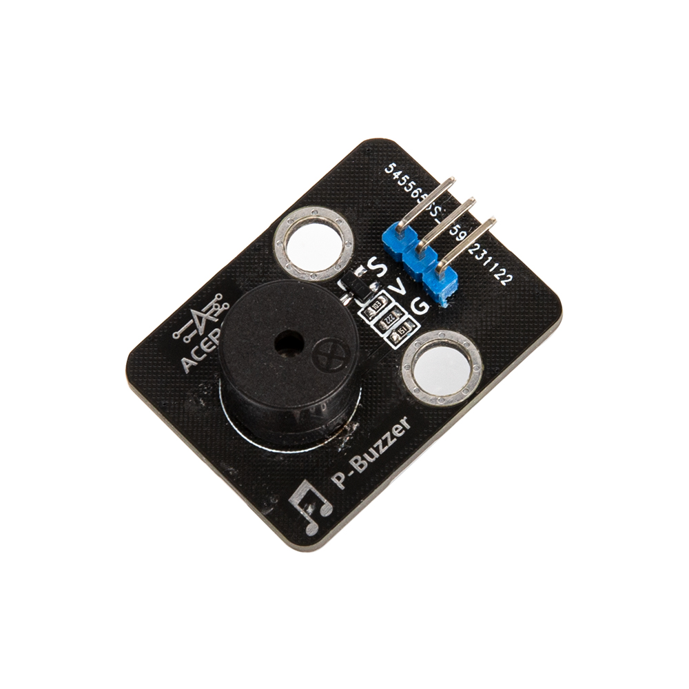 Passive buzzer module front view