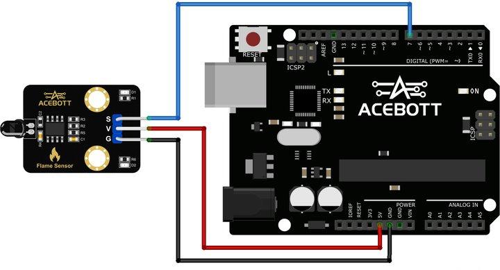 Flame sensor wiring diagram