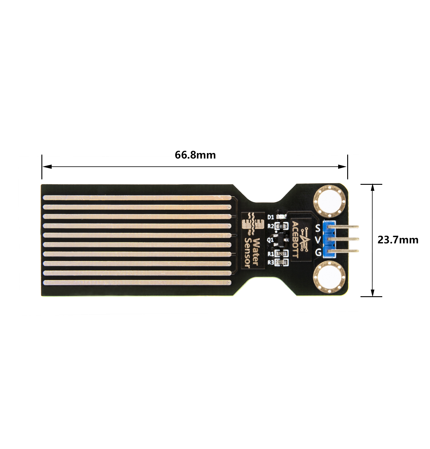 Water sensor specification image
