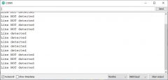 Arduino KY-033 serial monitor output