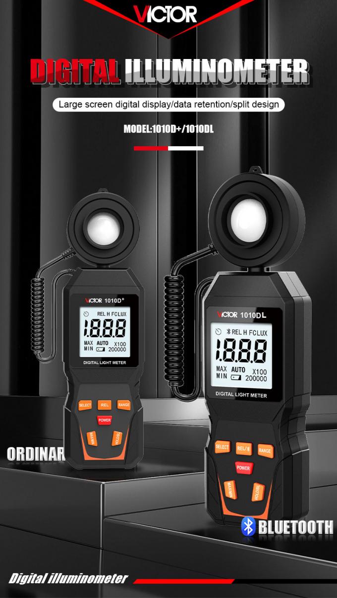VICTOR 1010D+ Digital Light Meter Lux meter 1 image