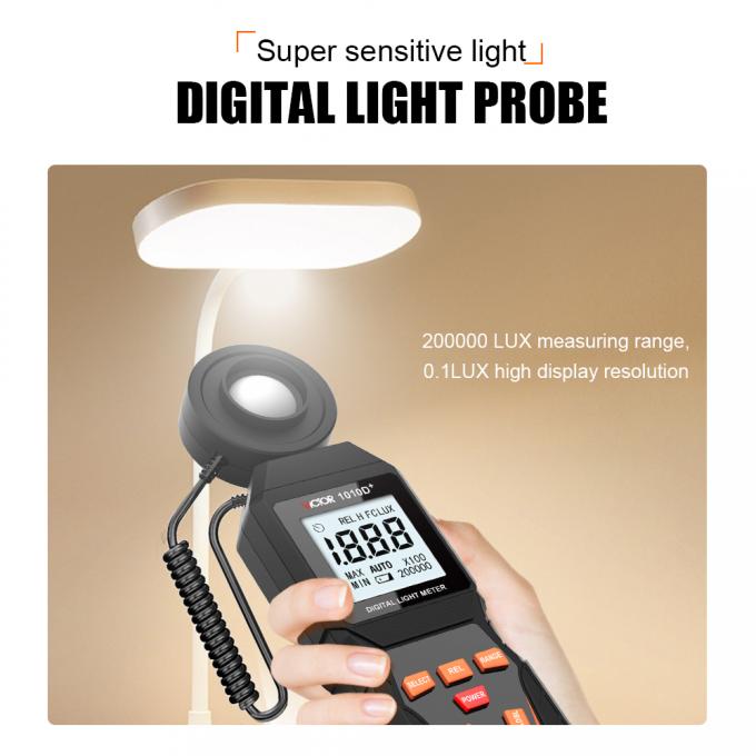 VICTOR 1010D+ Digital Light Meter Lux meter 3 image