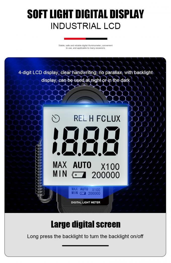 VICTOR 1010D+ Digital Light Meter Lux meter 6 image