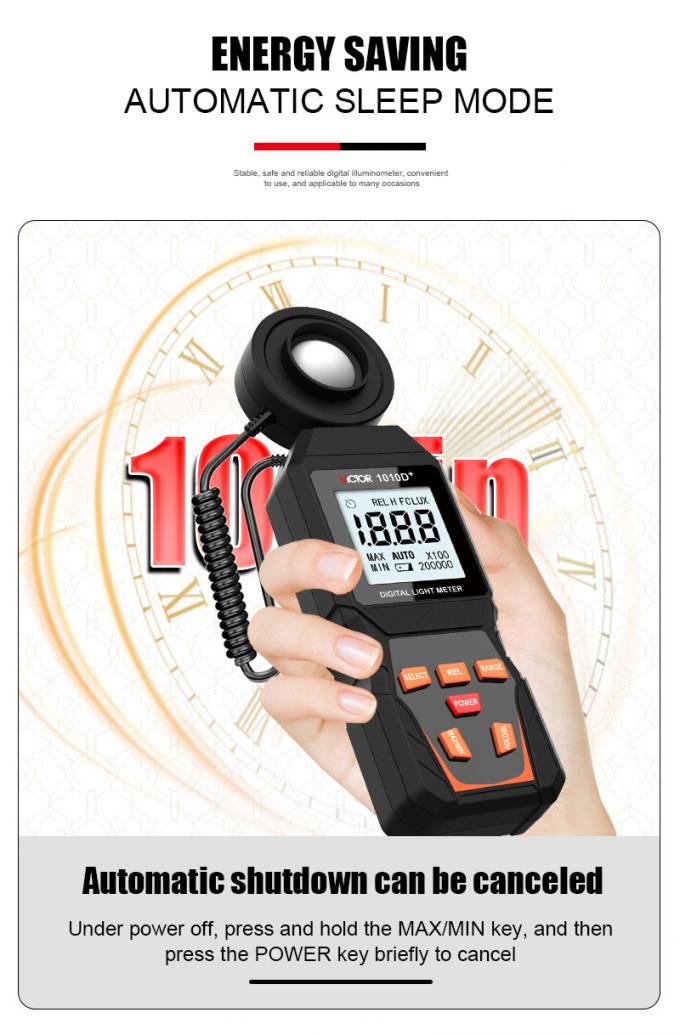 VICTOR 1010D+ Digital Light Meter Lux meter 7 image