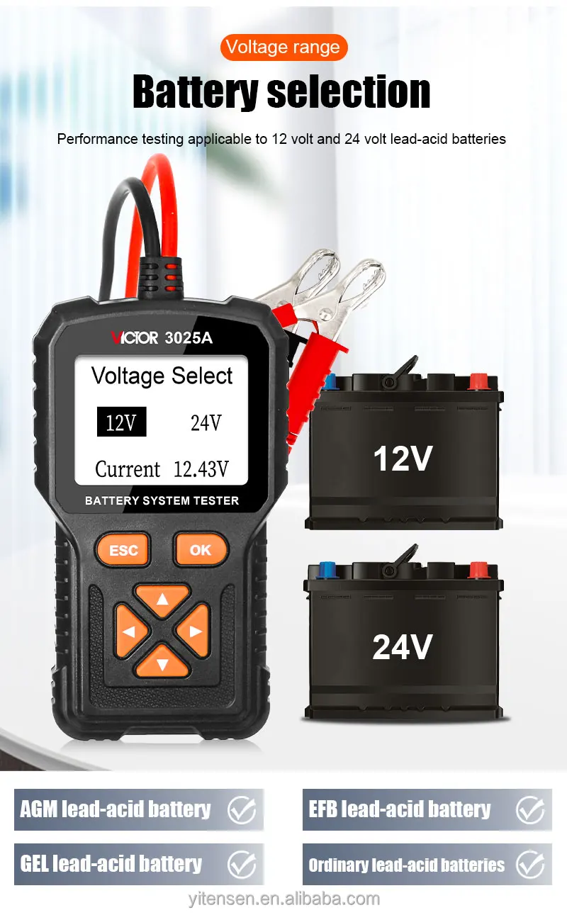 Victor 3025A Tester Display