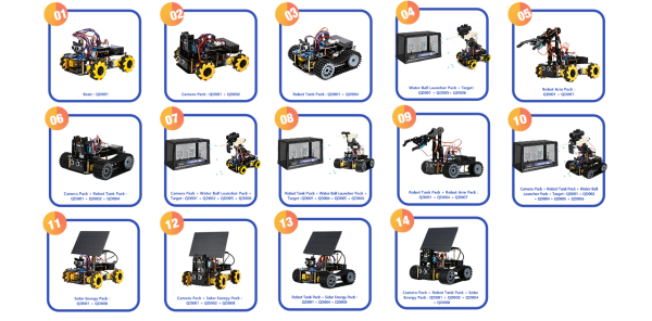ACEBOTT robot car alternative build