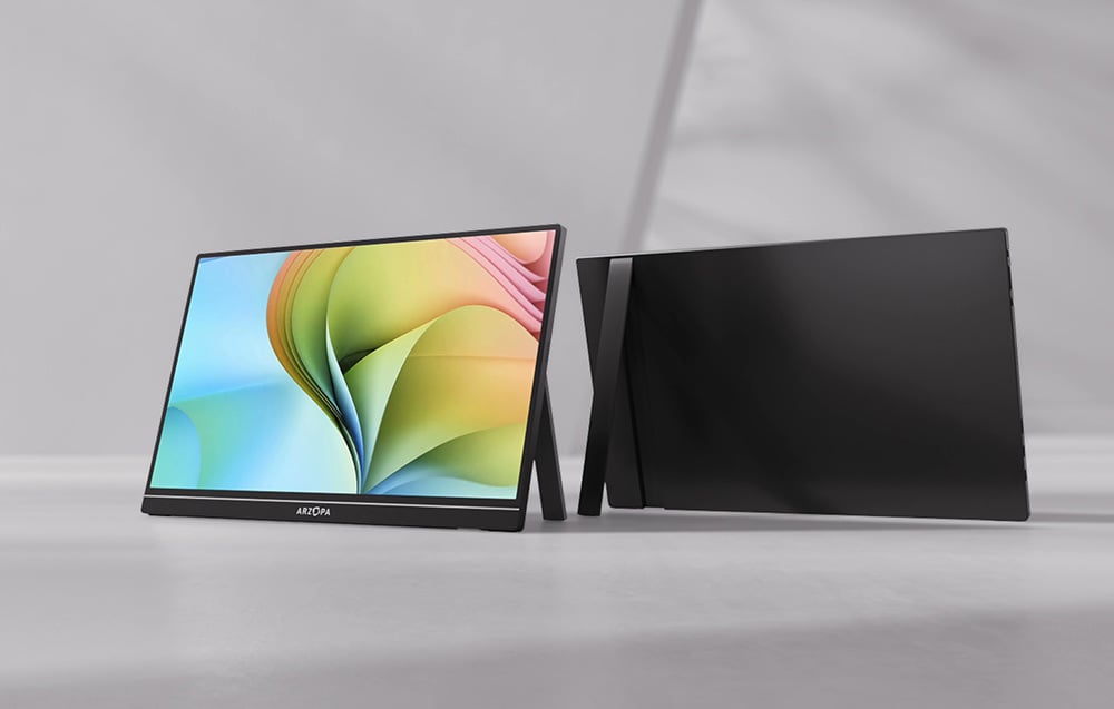 Arzopa Z1RC portable monitor front angle