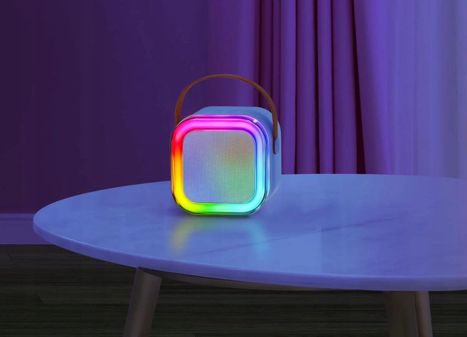 Extralink Karaoke LED speaker with two microphones