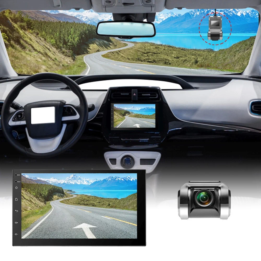 Extralink Dash Cam installed in car