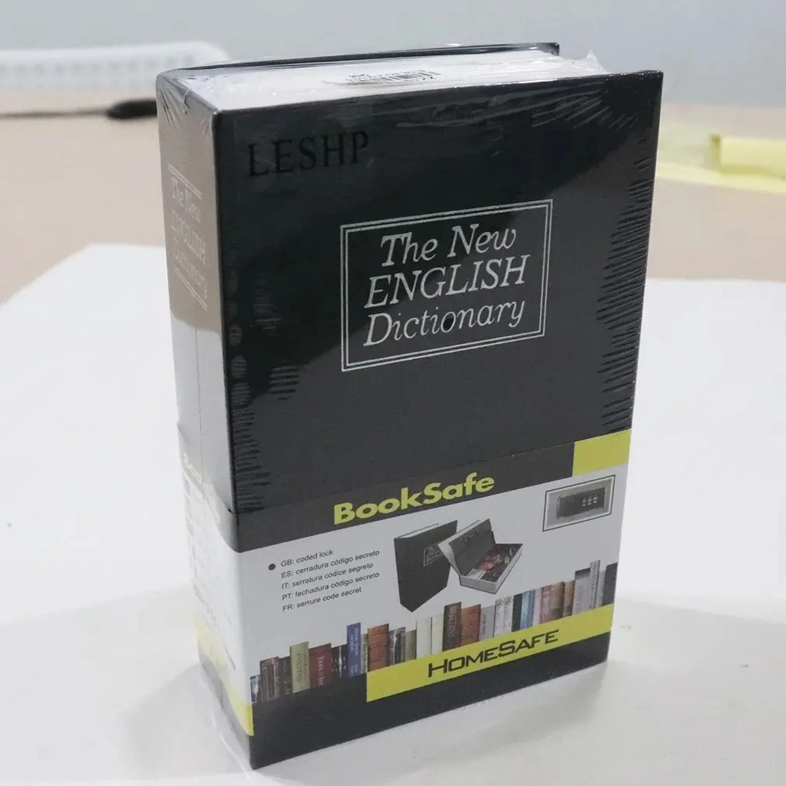 EXTRALINK HOME SAFE BOOK DICTIONARY METAL MONEY CASE KEYS STEEL LOCKER S-405