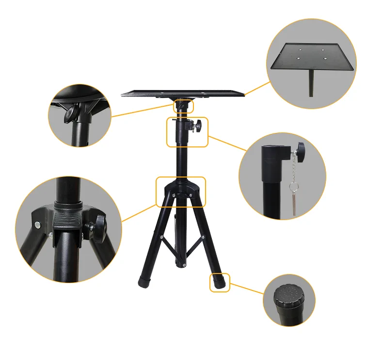 EXTRALINK FLOOR STAND BRACKET WITH TRAY FOR PROJECTORS, PFS-001