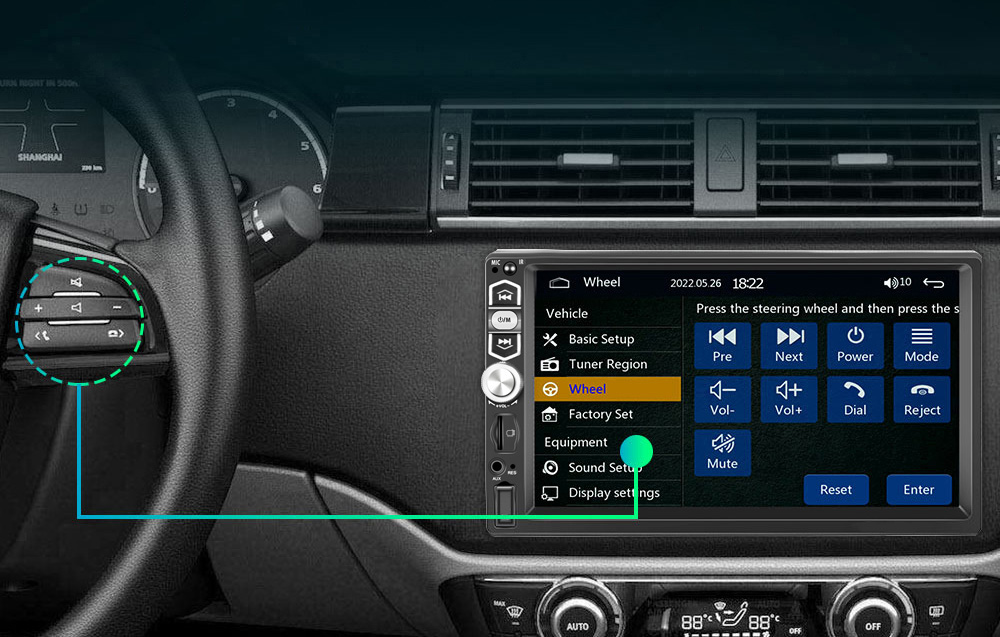 Podofo A3061 Steering Wheel Control