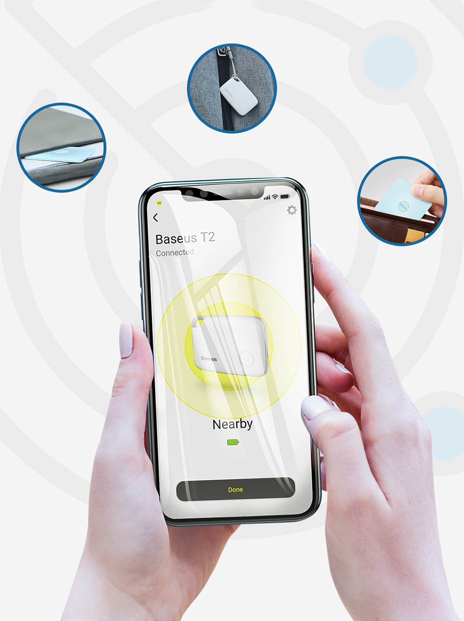 App screen showing real-time tracking