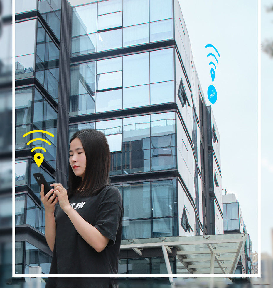 Separation alert between phone and locator