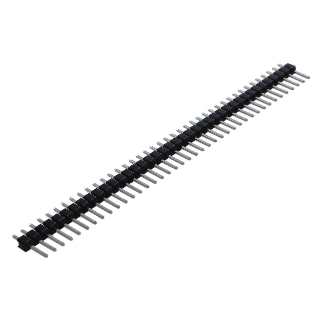 40Pin 2.54mm Single Row Pin Header Strip - View 1