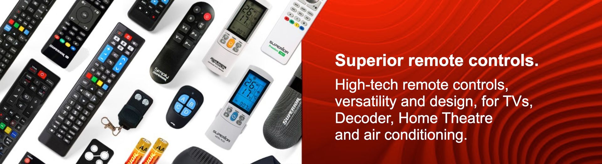 Universal remote control for chosen TV brand