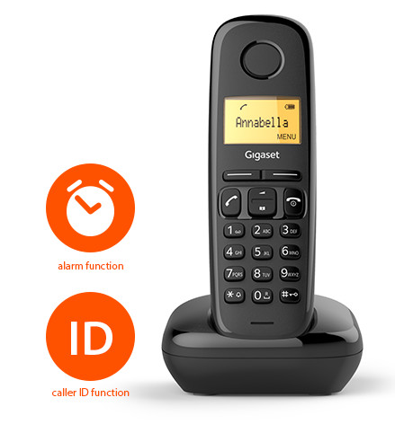 Gigaset A170 caller ID display