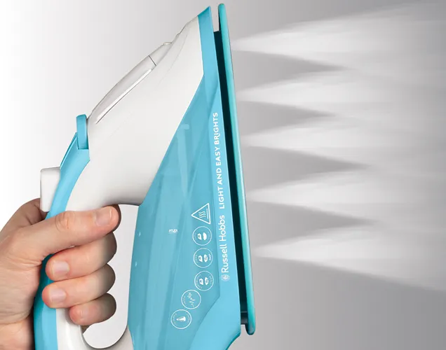Fabric softener infused soleplate