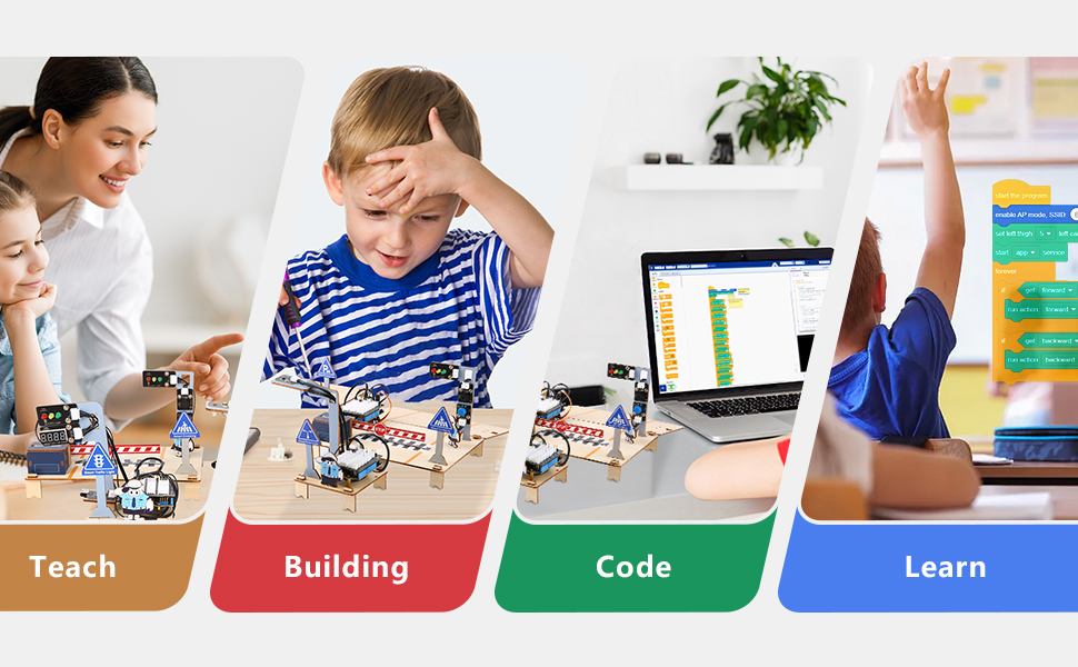 Four major functions of the intelligent transportation teaching kit