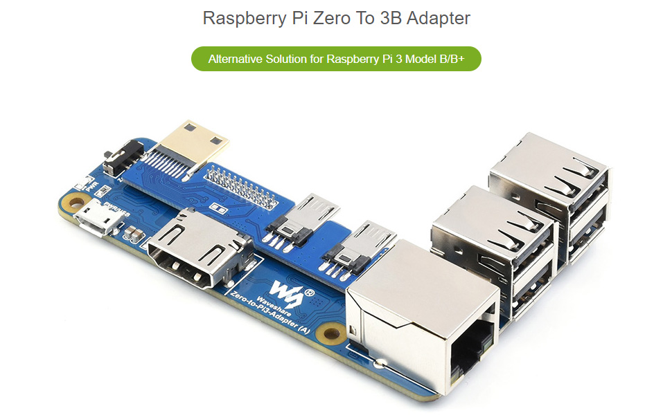 Raspberry Pi Zero To 3B Adapter