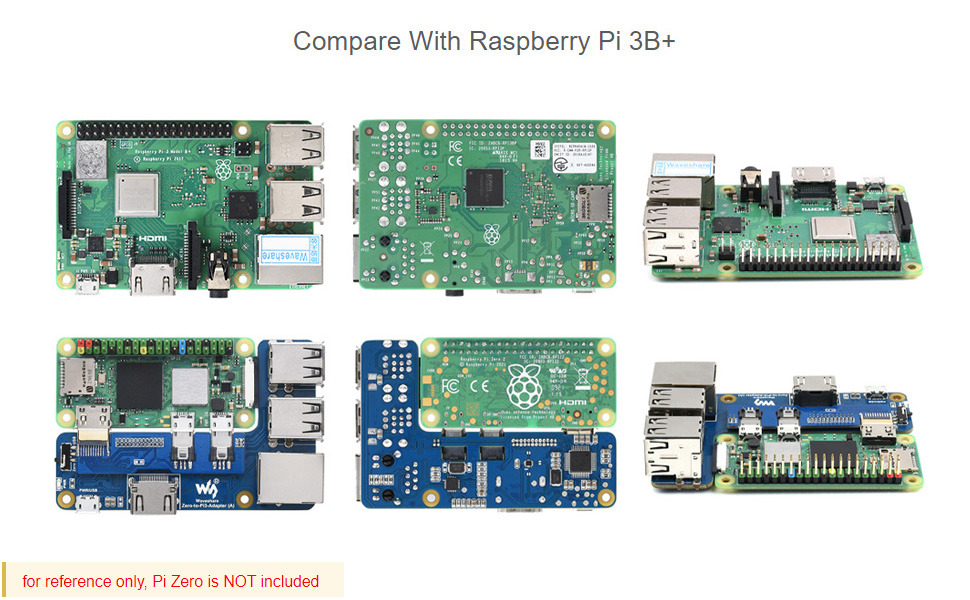 Compare With Raspberry Pi 3B+